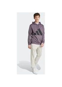 Trainingsanzug Adidas SPORTSWEAR "M BL FT HD TS", Herren, Gr. XL, grau (grau strata), Obermaterial: 100% Polyester, Sportanz&uuml;ge Trainingsanzug, Set aus Hose und Hoodie, aus French-Terry-Material, zweiteilig