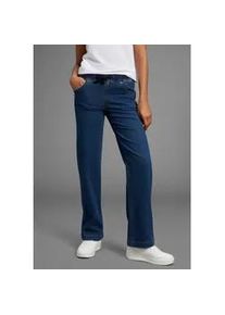 Comfort-fit-Jeans Kangaroos, Damen, Gr. 34, N-Gr, blau (dunkelblau wa), Denim/Jeans, Obermaterial: 72% Baumwolle, 26% Polyester, 2% Elasthan, Basic, comfort fit lang, Jeans