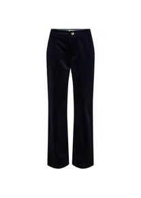 N&uuml;mph Chinohose N&Uuml;MPH "N&uuml;mph Trousers NUJOANNA", Damen, Gr. 42, Normalgr&ouml;&szlig;en, schwarz sapphire, Obermaterial: 97% Baumwolle, 3% Elasthan, Hosen Chinohose