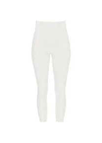 Leggings WINSHAPE "7/8-Tights HWL317C", Damen, Gr. S, Normalgr&ouml;&szlig;en, cream, 85% Polyester, 15% Elasthan, Hosen Leggings, mit V-Shape Applikation und Core-Bund