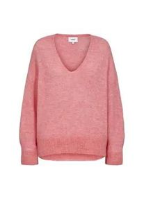 N&uuml;mph Strickpullover N&Uuml;MPH "N&uuml;mph Sweater NURIETTE", Damen, Gr. XL, rosa (pink lemonade), Obermaterial: 32% Alpaka, 32% Wolle, 30% Polyamid, 6% Elasthan, Pullover Strickpullover