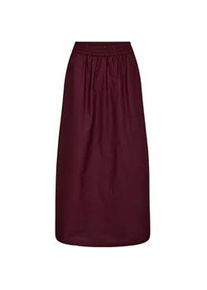N&uuml;mph Midirock N&Uuml;MPH "N&uuml;mph SKIRT NUJUNY", Damen, Gr. 34, winetasting, Obermaterial: 100% Baumwolle, R&ouml;cke