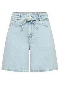 Shorts Levete Room "Levete Room Shorts LR-KOSA 10", Damen, Gr. L, Normalgr&ouml;&szlig;en, l650, breezy blau, Obermaterial: 99% Baumwolle, 1% Elasthan, Hosen Shorts