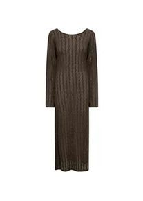 Jerseykleid Levete Room "Levete Room Dress LR-LAICA 4", Damen, Gr. M, Normalgr&ouml;&szlig;en, l895, chocolate, Obermaterial: 99% Polyester, 1% Elasthan, Kleider Jerseykleid