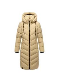 Steppmantel Navahoo "Sahnekatzii XIV", Damen, Gr. L (40), sand, Oberstoff: 100% Polyester; Futter: 100% Polyester; Wattierung: 100% Polyester; &Auml;rmelfutter: 100% Polyester, figurumspielend ca. Mitte Knie, hoch geschlossener Ausschnitt, &Auml;rmel ohne &Auml;rmelschlitz Rippstrickb&uuml;ndchen, M&auml;ntel Steppmantel, Schicker Wintermantel mit kuschlig warm wattiertem Kragen, Topseller