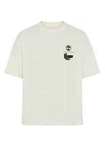 T-Shirt Timberland "TAKE A HIKE BACK GRAPHIC SS TEE", Herren, Gr. 3XL, vintage wei&szlig;, Obermaterial: 100% Baumwolle, Shirts T-Shirt