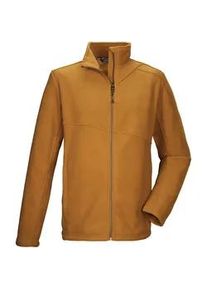Fleecejacke Killtec "KOW 65 MN FLC JCKT", Herren, Gr. XL, cognac, Obermaterial: 100% Polyester, Jacken Fleecejacke, Fleecejacke mit Stehkragen, Kinnschutz und Eingrifftaschen