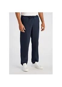 Jogginghose LINDBERGH "LINDBERGH Jogginghose", Herren, Gr. S, blau (navy), Obermaterial: 60% Baumwolle, 40% Polyester, relaxed fit, Hosen Jogginghose
