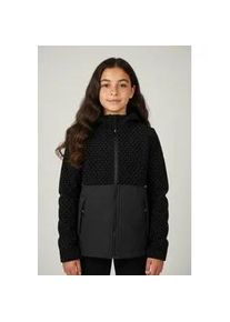 Softshelljacke Killtec "KOW 227 GRLS SFTSHLL JCKT", Kinder, Gr. 176, schwarz, Obermaterial: 90% Polyester, 10% Elasthan. Futter: 100% Polyester, normal, Jacken Softshelljacke, f&uuml;r Jugendliche, mit reflektierenden Elementen