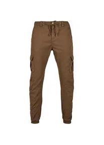 Cargohose Urban Classics "Urban Classics Herren Cargo Jogging Pants", Herren, Gr. 4XL, US-Gr&ouml;&szlig;en, schwarzground, 100% Baumwolle, unifarben, normal, Hosen Cargohose