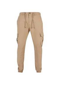 Cargohose Urban Classics "Urban Classics Herren Cargo Jogging Pants", Herren, Gr. 5XL, US-Gr&ouml;&szlig;en, unionbeige, 100% Baumwolle, unifarben, normal, Hosen Cargohose