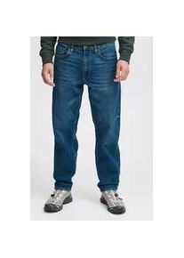 5-Pocket-Jeans Blend "BHGorm", Herren, Gr. 36, L&auml;nge 32, denim middle blau, Jeans, 80% Baumwolle, 19% Polyester, 1% Elasthan, unifarben, relaxed fit normal, Jeans 5-Pocket-Jeans, L&auml;ssige Loose Fit Jeans