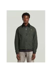 G-Star Raw Outdoorjacke G-STAR "Duty Canvas Trucker Jacke", Herren, Gr. M, asfalt, Obermaterial: 100% Baumwolle, Jacken Outdoorjacke