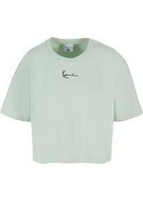 T-Shirt Karl Kani "Karl Kani Damen", Damen, Gr. XL, light mint, 100% Baumwolle, loose fit, Rundhals, Shirts T-Shirt