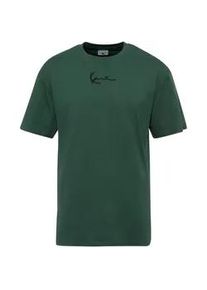 T-Shirt Karl Kani "Karl Kani Herren", Damen, Gr. S, dunkelgr&uuml;n, 100% Baumwolle, unifarben, normal, Rundhals, Shirts T-Shirt