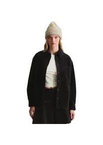 Marc O'Polo Langarmbluse MARC O'POLO DENIM "aus mittelschwerem Cord-Stretch", Damen, Gr. XXS, schwarz, Obermaterial: 98% Baumwolle, 2% Elasthan, unifarben, relaxed fit lang, Manschette, Blusen