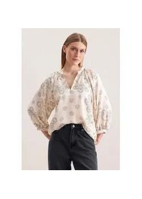 Tunika Seidensticker, Damen, Gr. 42, off, wei&szlig;, 100% Viskose, gemustert, Tuniken