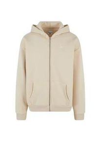 Sweatjacke Karl Kani "Karl Kani Karl Kani Small Signature Essential OS Zip Hoodie", Herren, Gr. M, light sand, 65% Baumwolle, 35% Polyester, Sweatjacken Sweatjacke