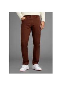MAN'S WORLD 5-Pocket-Hose MAN'S WORLD, Herren, Gr. 50, N + U Gr, rost, Web, Obermaterial: 98% Baumwolle, 2% Elasthan, regular fit lang, Hosen 5-Pocket-Hose