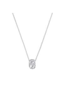 JOOP! Kette mit Anh&auml;nger JOOP "Schmuck, Geschenk", silberfarben, kristallwei&szlig;, Halsketten, Damen, Silber 925 (Sterlingsilber), L: 45 B: 1,8mm, Kette mit Anh&auml;nger, mit Zirkonia (synth.), B:1,8mm