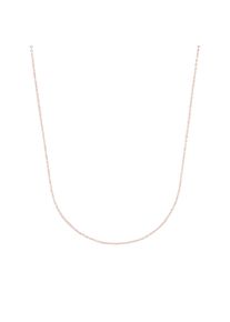 Collierkettchen Amor, ros&eacute;goldfarben, Halsketten, Damen, Ros&eacute;gold 375, L: 42 B: 1mm, Collierkettchen, Made in Germany, B:1mm