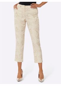 CR&Eacute;ATION L Bequeme Jeans CREATION L, Damen, Gr. 46, sand, 100% Lyocell, unifarben, 7/8-L&auml;nge, Jeans Bequeme Jeans