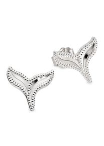 Paar Ohrstecker Bruno Banani "Schmuck Geschenk Ohrschmuck Flosse Silber rhodiniert", silberfarben, Ohrringe, Damen, Silber 925 (Sterlingsilber), Paar Ohrstecker