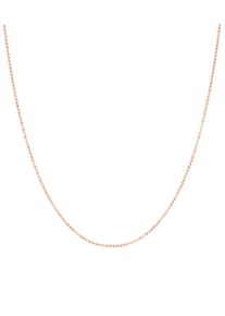 Gliederkette Liebeskind Berlin "Schmuck Geschenk Gold 375 Halskette Gold Collection Kugelkette", rosa (ros&eacute;goldfarben), Halsketten, Damen, Gelbgold 375, L: 41, Gliederkette