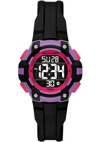 Chronograph Skechers "ANOKA", schwarz, Armbanduhren, Damen, Chronograph, Quarzuhr, Armbanduhr, Kinder, Jugendliche, digital, Tag, Wochentag