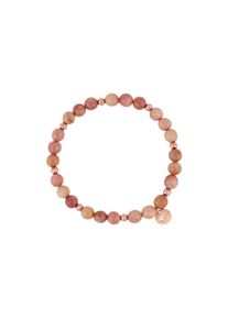 Armband Tamaris "Schmuck Geschenk Edelstahl Armkette", ros&eacute;goldfarben, rosa, rosa, Armb&auml;nder, Damen, 18cm, Edelstahl, Armband, mit verschiedenen Farbsteinen oder Glasperlen