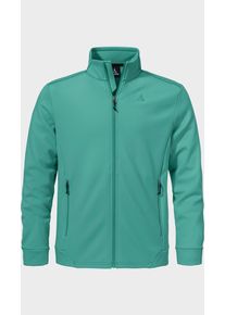Sch&ouml;ffel Fleecejacke SCH&Ouml;FFEL "Fleece Jk Style Uriezzo MNS", Damen, Gr. 50, 6405, gr&uuml;n, Oberstoff: 100% Polyester, regular fit, hoch geschlossener Ausschnitt, Jacken Fleecejacke