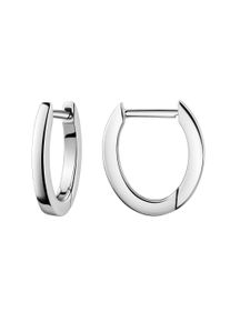 Paar Creolen Firetti "Schmuck Geschenk Silber 925 Ohrschmuck Ohrringe", silberfarben, Ohrringe, Damen, 10,5mm, Silber 925 (Sterlingsilber), Paar Creolen