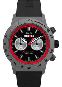 Chronograph Timex "ADRENALINE", schwarz, Armbanduhren, Herren, Chronograph, Quarzuhr, Armbanduhr, Herrenuhr,Silikonarmband,Stoppfunktion