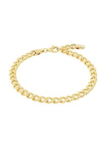 Panzerarmband Amor, gelbgoldfarben, Armb&auml;nder, Damen, 21cm, Silber 925 (Sterlingsilber), Panzerarmband