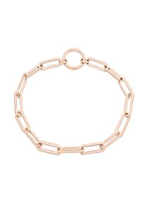 Charm-Armband Tamaris "Schmuck Geschenk Edelstahl Charm Armkette The Link Chain", ros&eacute;goldfarben, Armb&auml;nder, Damen, 18cm, Edelstahl, Charm-Armband