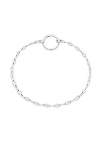 Charm-Armband Tamaris "Schmuck Geschenk Edelstahl Charm Armkette Lip Chain", edelstahlfarben, Armb&auml;nder, Damen, 18cm, Edelstahl, Charm-Armband