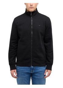 Sweatshirt Mustang "Herren Style Dillon", Herren, Gr. S, schwarz, 80% Baumwolle, 20% Polyester, regular fit, Sweatshirts Sweatshirt