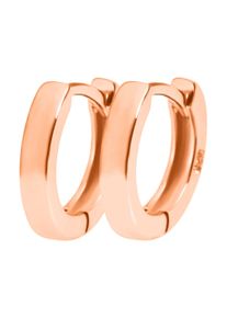 Adelia&acute;s Paar Creolen ADELIA&acute;S "Damen Ohrringe &iquest; Klappcreole aus 925 Silber", gold, Ohrringe, Damen, Silber 925 (Sterlingsilber), Paar Creolen