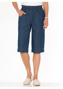 Bequeme Jeans Classic Basics, Damen, Gr. 46, Normalgr&ouml;&szlig;en, blau, stone, washed, 100% Baumwolle, unifarben, 7/8-L&auml;nge, Jeans Bequeme Jeans