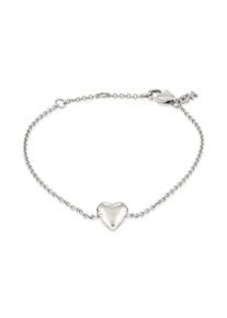 Armband Copenhagen Studios "Schmuck Geschenk Edelstahl Armkette Balloon Hearts", silberfarben, Armb&auml;nder, Damen, 20cm, Edelstahl, Armband