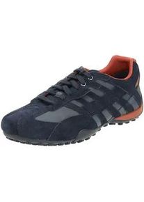 Sneaker Geox "Geox Sneaker Veolurs/Textil/Synthetik", Herren, Gr. 41, blau (navy), Textil, Veloursleder, Schuhe Sneaker