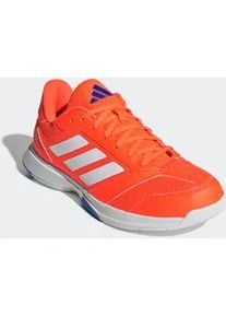 Hallenschuh Adidas PERFORMANCE "LIGRA 8 INDOOR", Herren, Gr. 45, wei&szlig; (cloud wei&szlig;, cloud wei&szlig;, bright royal), Synthetik, Textil, Schuhe Hallenschuh, geeignet f&uuml;r jeden Hallensport