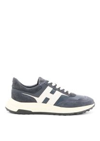 Hogan Low-Top Sneaker - Navy Leather Sneakers - Gr. 7 - in Grau - f&uuml;r Damen