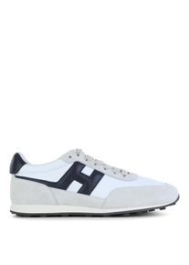 Hogan Low-Top Sneaker - White And Black Leather Sneakers - Gr. 10_5 - in Wei&szlig; - f&uuml;r Damen