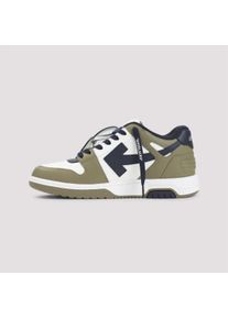 Off-White Low-Top Sneaker - Olive Green And White Leather Sneakers - Gr. 46 (EU) - in Grau - f&uuml;r Damen
