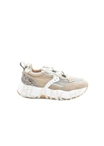 Voile Blanche Low-Top Sneaker - Lace-Up Beige Low-Top Sneakers With Sole - Gr. 36 (EU) - in Beige - f&uuml;r Damen