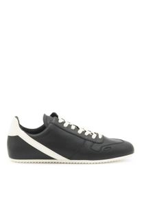 Rick Owens Low-Top Sneaker - Black Leather Minimal Sneakers - Gr. 40 (EU) - in Schwarz - f&uuml;r Damen