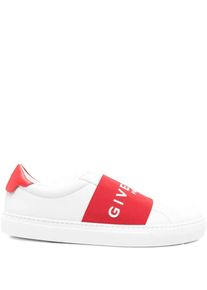 Givenchy Low-Top Sneaker - Slip-On Sneakers With Bold Logo Print - Gr. 44 (EU) - in Wei&szlig; - f&uuml;r Damen