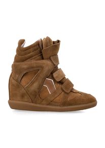 Isabel Marant Low-Top Sneaker - Suede Wedge Sneakers With Internal Elevation - Gr. 36 (EU) - in Braun - f&uuml;r Damen
