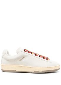 Lanvin Low-Top Sneaker - Curb Suede Sneakers - Gr. 37 (EU) - in Wei&szlig; - f&uuml;r Damen